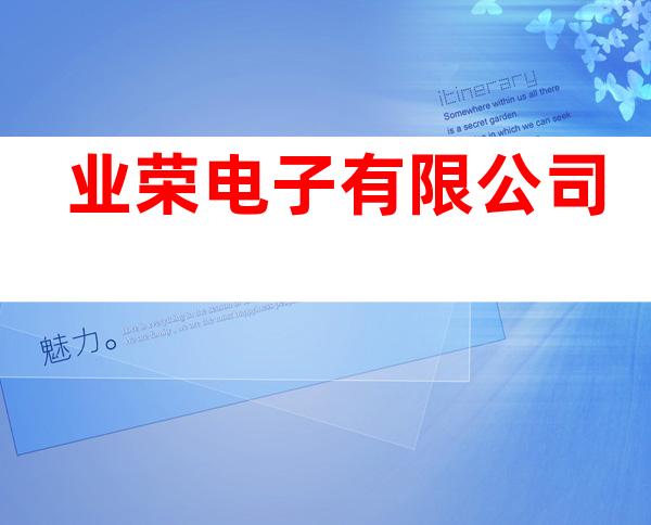 业荣电子有限公司