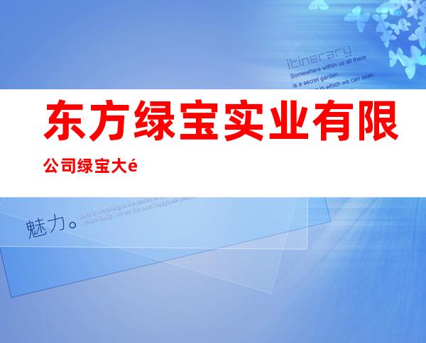 东方绿宝实业有限公司绿宝大酒店