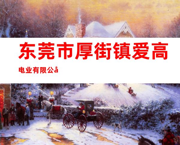 东莞市厚街镇爱高电业有限公司