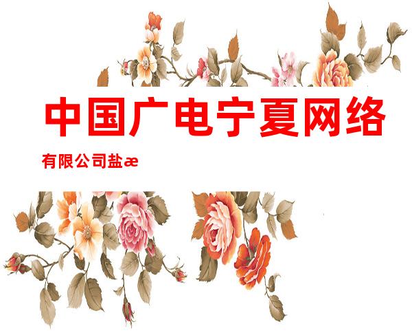 中国广电宁夏网络有限公司盐池县分公司