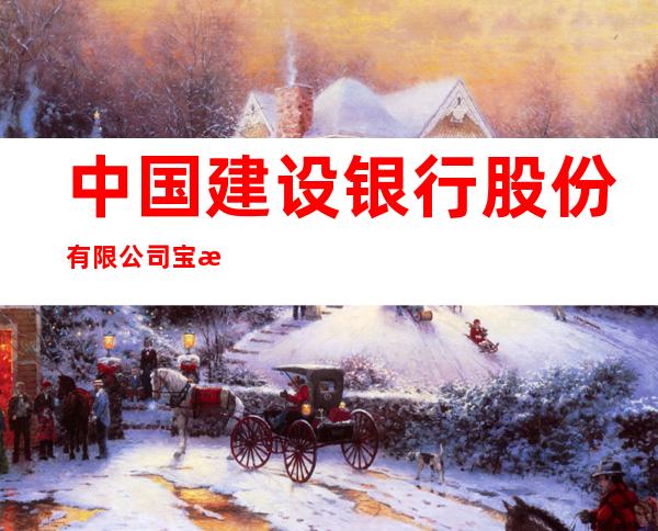 中国建设银行股份有限公司宝泉岭普阳支行