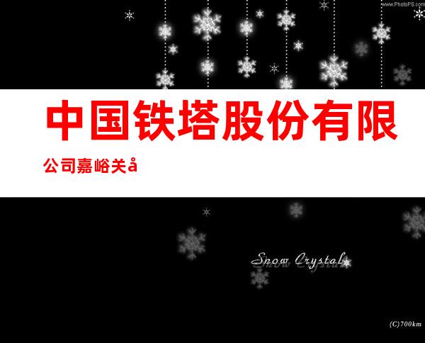 中国铁塔股份有限公司嘉峪关市分公司