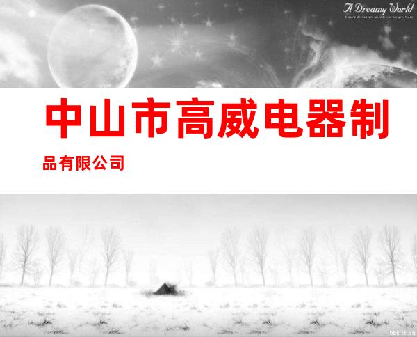 中山市高威电器制品有限公司