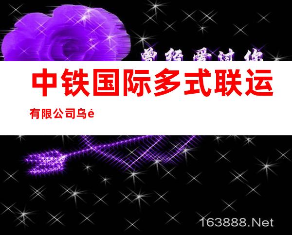 中铁国际多式联运有限公司乌鲁木齐分公司
