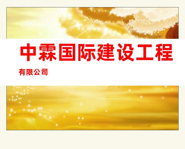 中霖国际建设工程有限公司