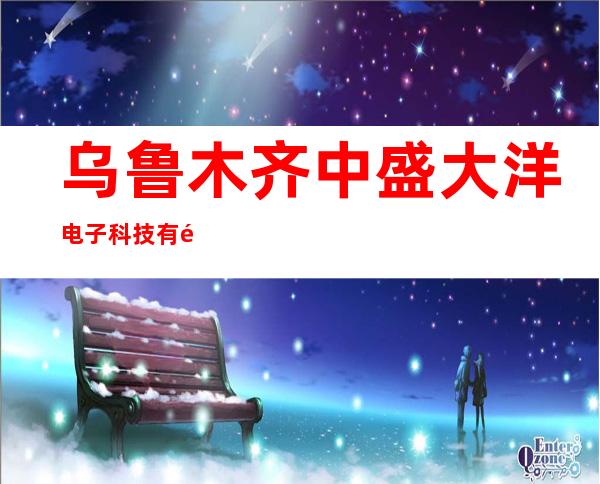 乌鲁木齐中盛大洋电子科技有限公司