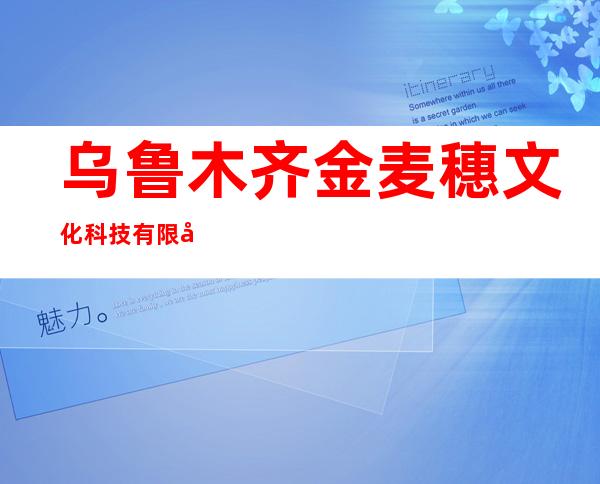 乌鲁木齐金麦穗文化科技有限公司