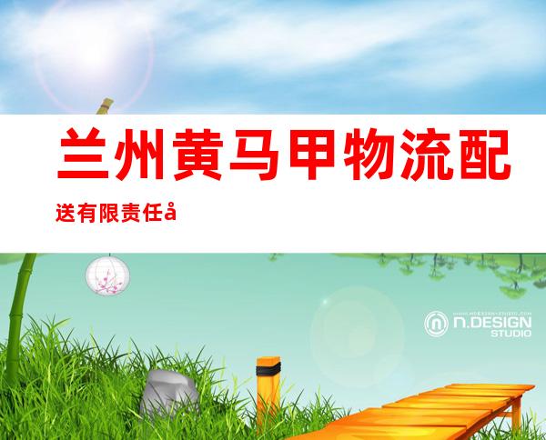 兰州黄马甲物流配送有限责任公司