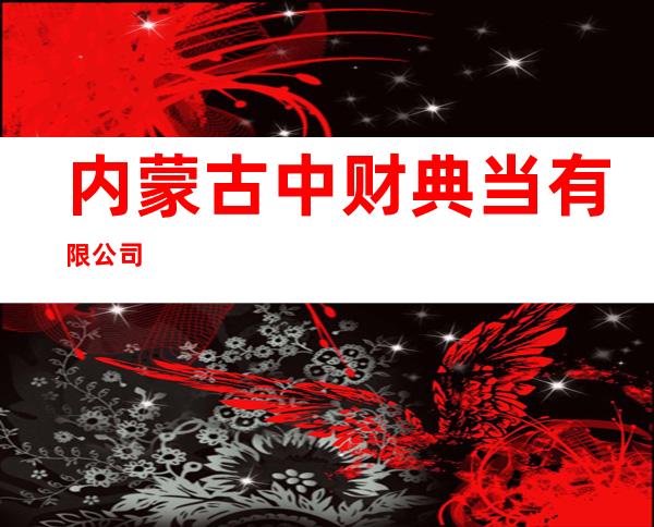内蒙古中财典当有限公司