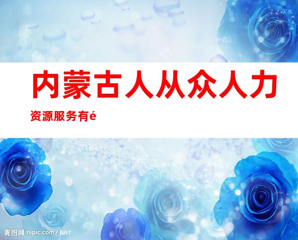 内蒙古人从众人力资源服务有限责任公司
