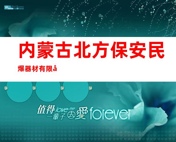内蒙古北方保安民爆器材有限公司
