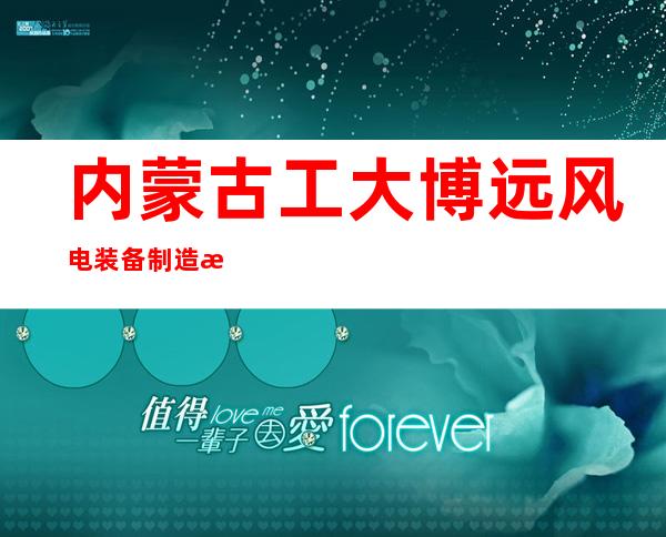 内蒙古工大博远风电装备制造有限公司