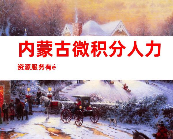 内蒙古微积分人力资源服务有限公司