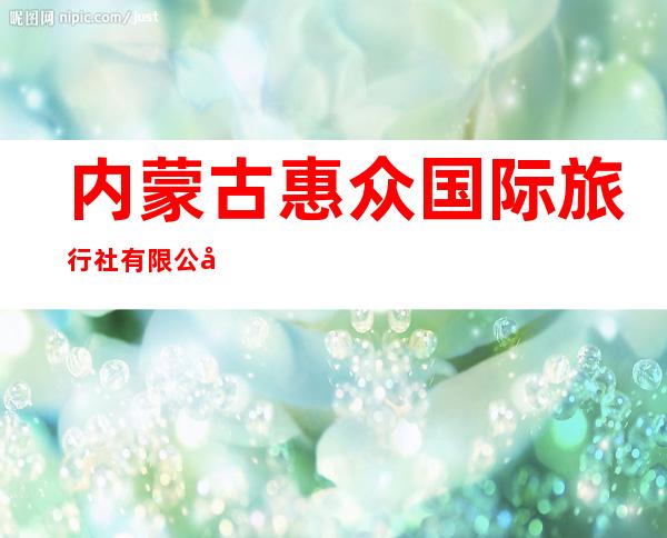 内蒙古惠众国际旅行社有限公司