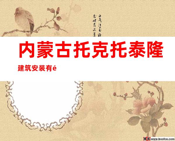 内蒙古托克托泰隆建筑安装有限责任公司