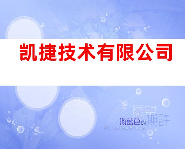 凯捷技术有限公司