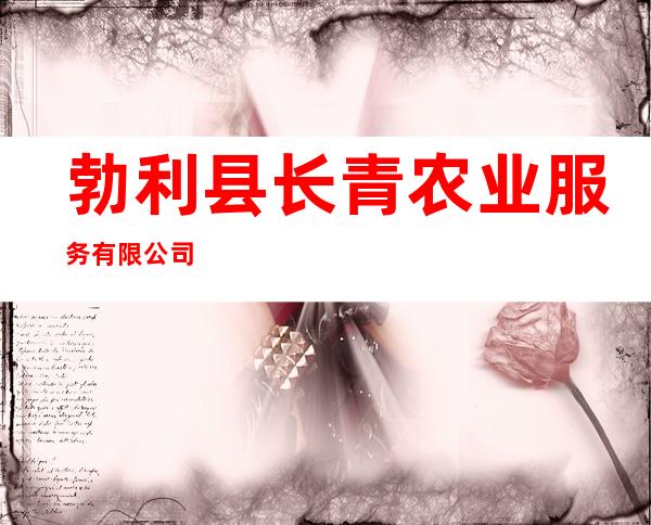 勃利县长青农业服务有限公司