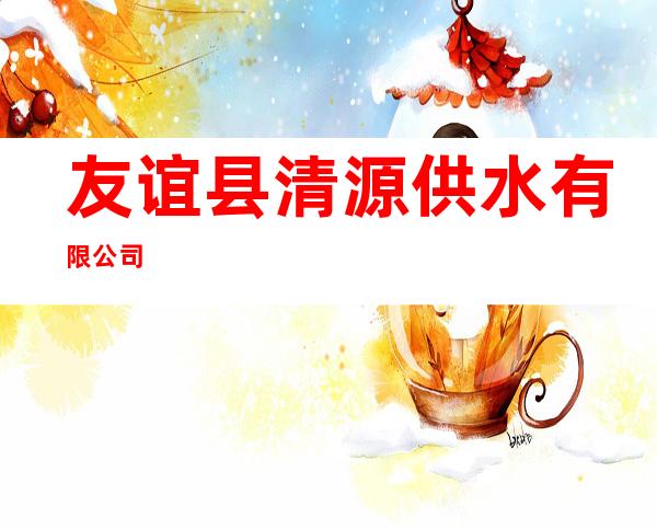 友谊县清源供水有限公司