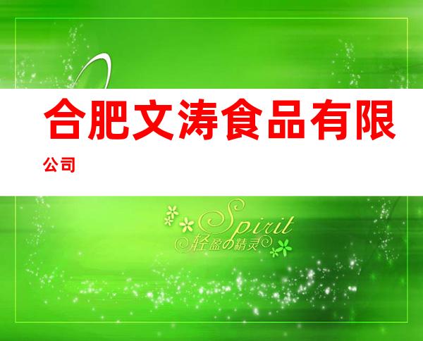 合肥文涛食品有限公司