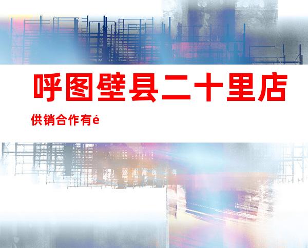 呼图壁县二十里店供销合作有限公司