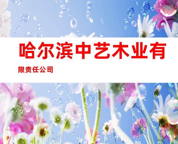 哈尔滨中艺木业有限责任公司