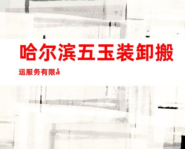 哈尔滨五玉装卸搬运服务有限公司