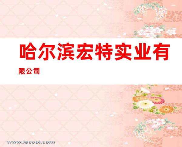哈尔滨宏特实业有限公司