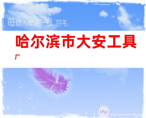 哈尔滨市大安工具厂