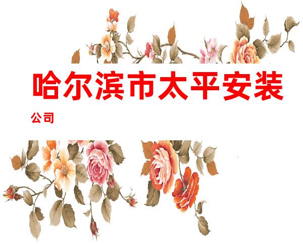 哈尔滨市太平安装公司