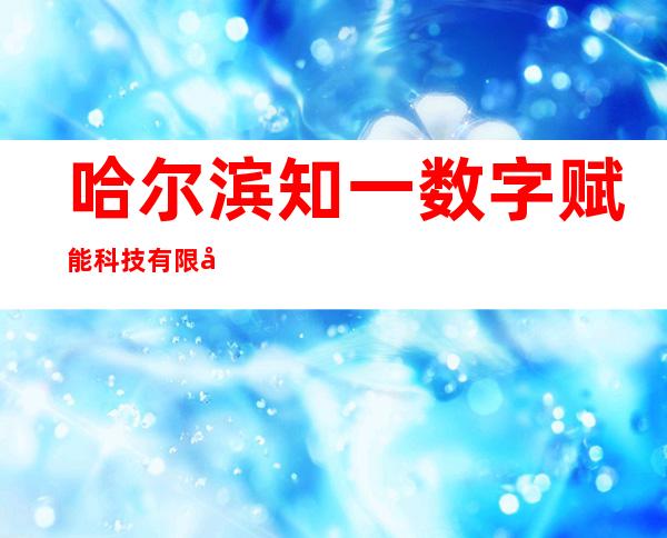 哈尔滨知一数字赋能科技有限公司
