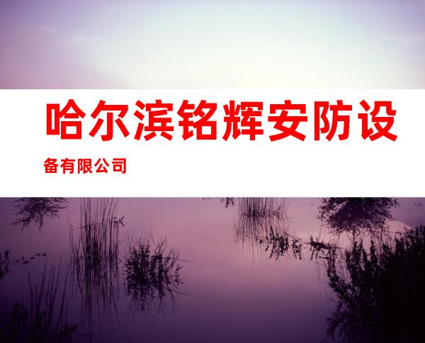 哈尔滨铭辉安防设备有限公司