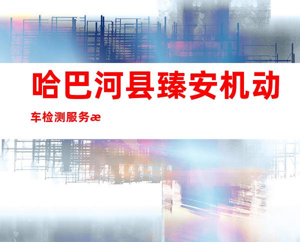 哈巴河县臻安机动车检测服务有限公司