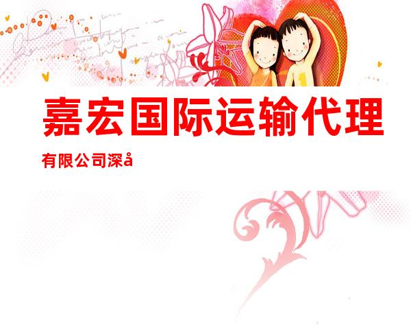 嘉宏国际运输代理有限公司深圳分公司