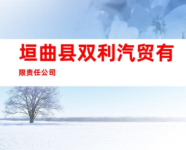 垣曲县双利汽贸有限责任公司
