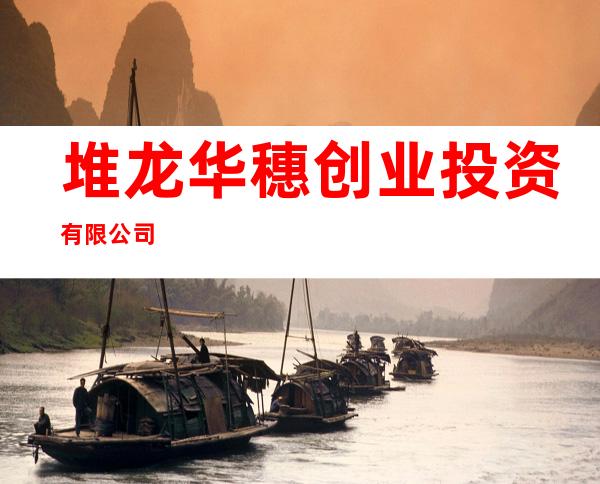 堆龙华穗创业投资有限公司