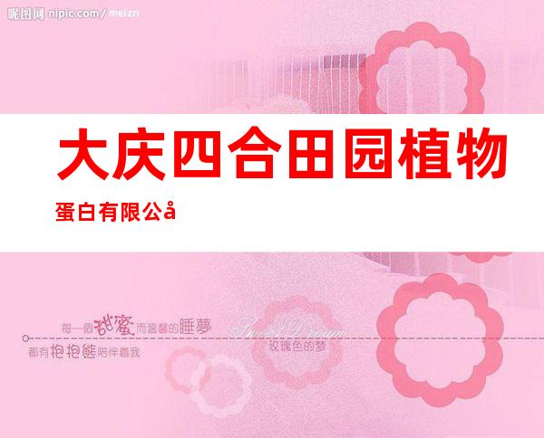 大庆四合田园植物蛋白有限公司