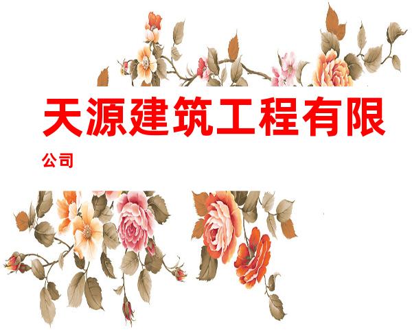 天源建筑工程有限公司