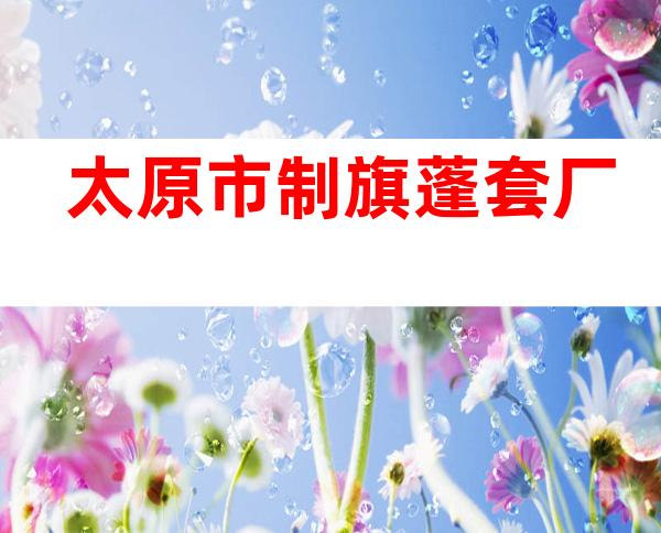 太原市制旗蓬套厂
