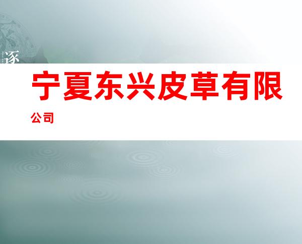 宁夏东兴皮草有限公司