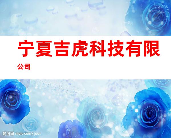 宁夏吉虎科技有限公司