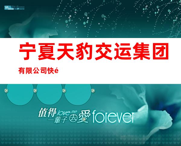 宁夏天豹交运集团有限公司快速客运分公司