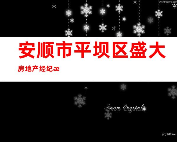 安顺市平坝区盛大房地产经纪有限责任公司