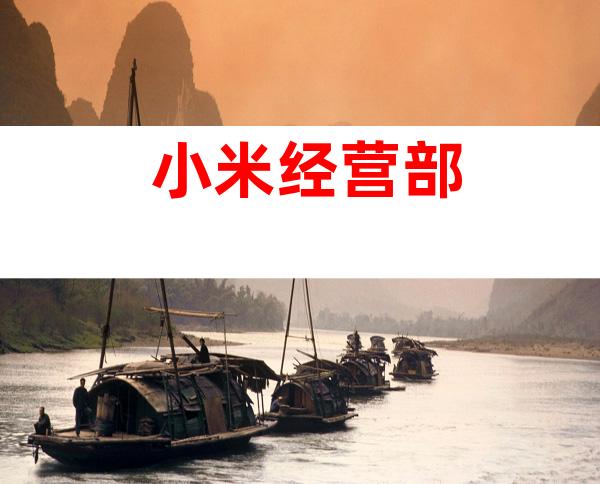 小米经营部