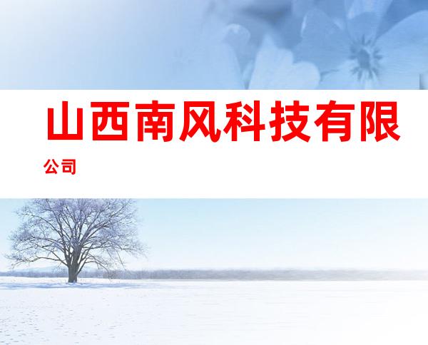 山西南风科技有限公司
