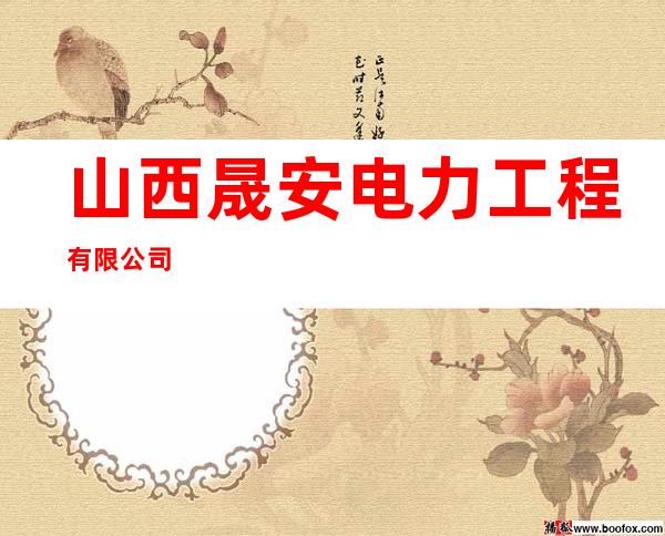 山西晟安电力工程有限公司