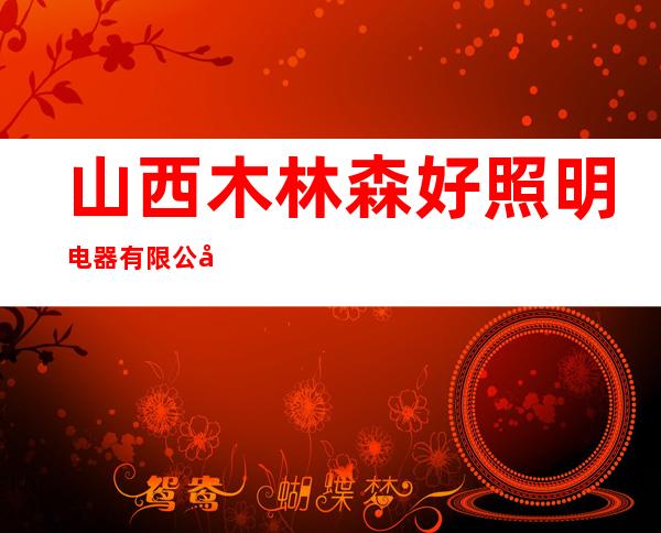 山西木林森好照明电器有限公司