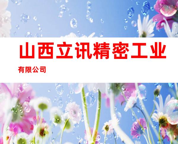 山西立讯精密工业有限公司
