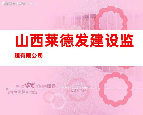 山西莱德发建设监理有限公司
