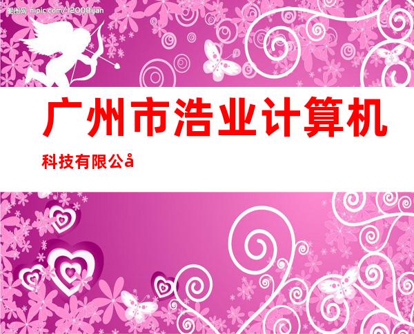广州市浩业计算机科技有限公司