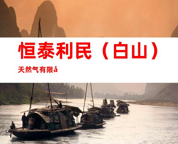 恒泰利民（白山）天然气有限公司